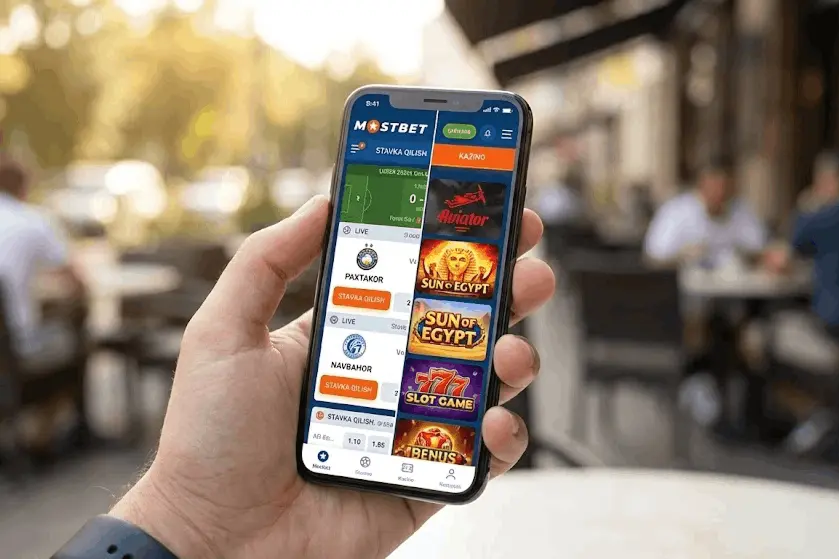 Mostbet Uzbekistan mobil ilovasi Android va iOS uchun